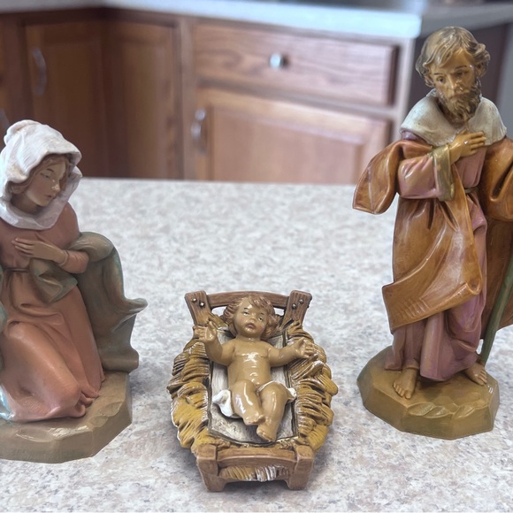 1992 FONTANINI 5" NATIVITY - HOLY FAMILY 71503 EUC - Picture 2 of 8